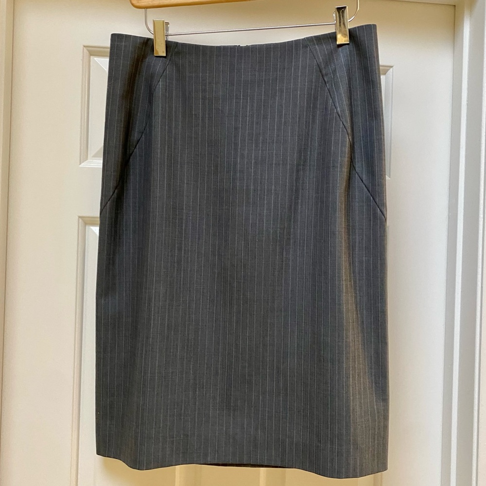 Theory wool blend pencil skirt